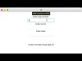 Python Age calculator source code