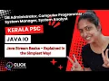 Java IO Kerala PSC Computer Programmer System Analyst System Manager