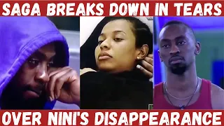 bbnaija 2021 saga breaks down in tears over nini s disappearance questions big brother