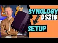 How To Setup a SYNOLOGY DS218 NAS Unboxing and Config