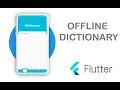Flutter Offline Dictionary 2020