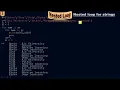 Nested loop to iterate over the strings of a list - for loop