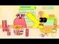 Alphabet Lore MUKBANG ANIMATION Pink vs Black