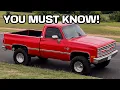 Things to check when buying a squarebody chevy