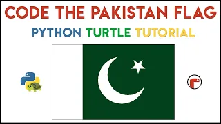 Python Turtle - Code the Pakistan Flag Tutorial