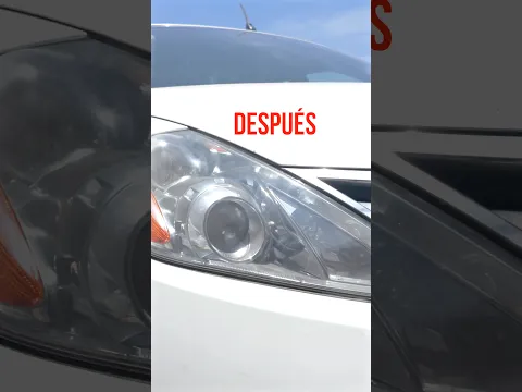 Puse a PRUEBA el Kit Restaurador de Faros de $399 MXN ¿Funcionó? 🤔#carros #FarosDeCarro