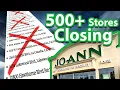 JOANN Fabric Store Facing LIQUIDATION Over 500 Locations Closing