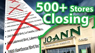 JOANN Fabric Store Facing LIQUIDATION Over 500 Locations Closing