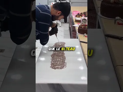 🍫🎂 Il faisait le gâteau… mais personne ne s’attendait à ça ! 😱🔥 #Viral #Incroyable