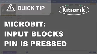 microbit MakeCode Editor - Input Blocks