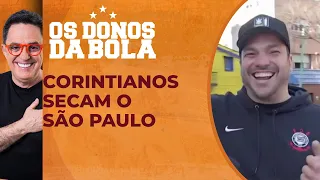 Torcedores corintianos na torcida contra o São Paulo