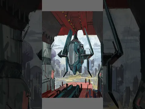 40 More Minutes on My Sci-Fi Spaceship 🚀🎨