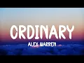 Download Lagu Alex Warren - Ordinary (Lyrics)