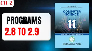 Chapter 2 Program 2 8 Program 2 9 Python programming First Year Computer Science 2025