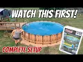 Coleman Power Steel Pool Complete Setup II Above Ground Pool Setup
