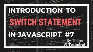 JavaScript Tutorial in Hindi Part 7 Switch Statement in JavaScript in Hindi Switch Case in JS
