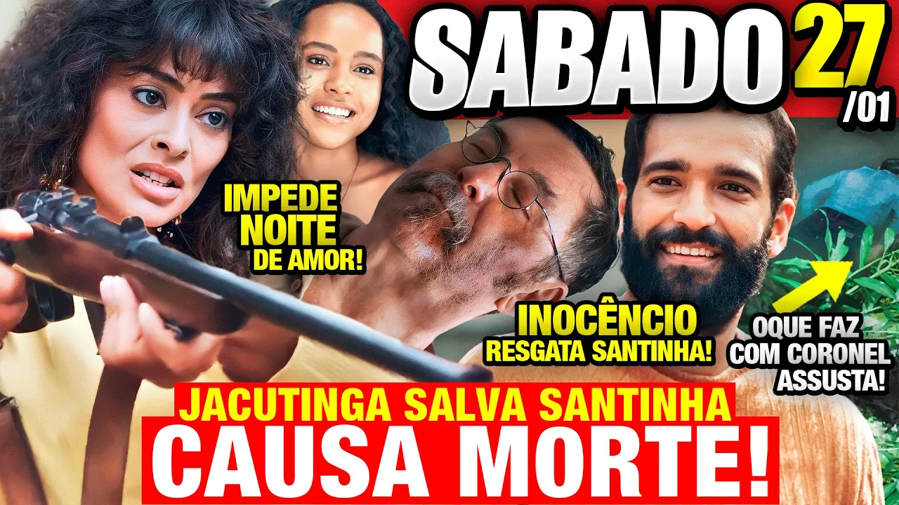 RENASCER - Capítulo de hoje 27/01 SÁBADO - Resumo Completo da Novela Renascer Hoje 27/01/24