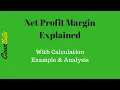 Net Profit Margin Explained with Example