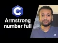 C programming Bangla Tutorial 5 116 Check Armstrong number for any number of digits