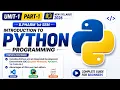 Installing Python and IDE Jupyter Notebook PyCharm VS Code B Pharm 1st Semester BP101T