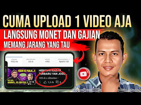 Download MP3 JARANG YANG TAU !! CARA CEPAT MONETISASI YOUTUBE MODAL 1 VIDEO AJA, LANGSUNG DAPAT 1000 SUBS LOH