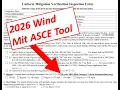 2026 Wind Mitigation Form ASCE Hazard tool
