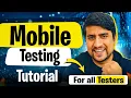 What is Mobile Testing Types of Mobile Testing Mobile Testing Tutorial 1