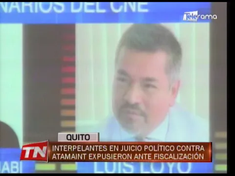 Interpelantes en juicio político contra Atamaint Expusieron ante fiscalización