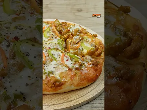 Chicken Pizza Bread | Cheesy Chicken Bread #pizza #chicken #bread #snacks #recipe
