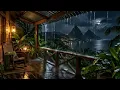 🌧️ | Light rain dripping off roof in Saint Lucia ASMR for Deep Sleep & Relaxation