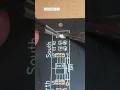 How to soldering 0805 SMD LED light shorts