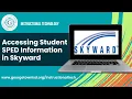 Accessing Student SPED Information in Skyward