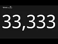 33333 Second Countup Timer