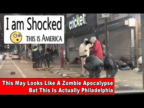 Cela ressemble à une apocalypse zombie, mais c'est en fait Philadelphie