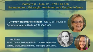 Curso de extensão: Palestra 8 - Aula 12