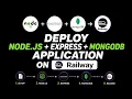 Deploy Node js Express MongoDB App on Railway for FREE Complete Beginner Guide 2026