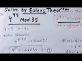Euler s theorem numerical examples Important for exams