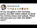Download Lagu [FULL STORY] At My Daughter’s 6th Birthday, Dad Asked What She Bought With the $500 He Sent
