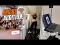 I AUDITIONED FOR THE NEW YORK KNICKS Audition Day Photoshoot Vlog