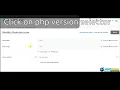 How to select php version in directadmin