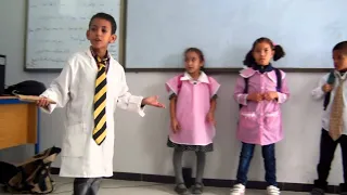 مسرحية قصيرة في دقيقة الترحيب بالحرف الجديد مع بقية الحروف 