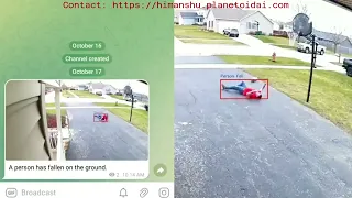 Fall detection with computer vision Ai Computer vision Python Real time detection with Ai