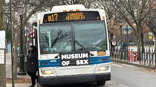 Full Ride 2009 Orion VII Next Gen on B17 to Canarsie Seaview Avenue via Remsen Avenue