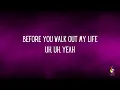 Monica - Before You Walk Out Of My Life (Lyrics)
