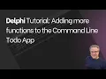 Delphi Command Line Todo App with Archive and Daily Summary