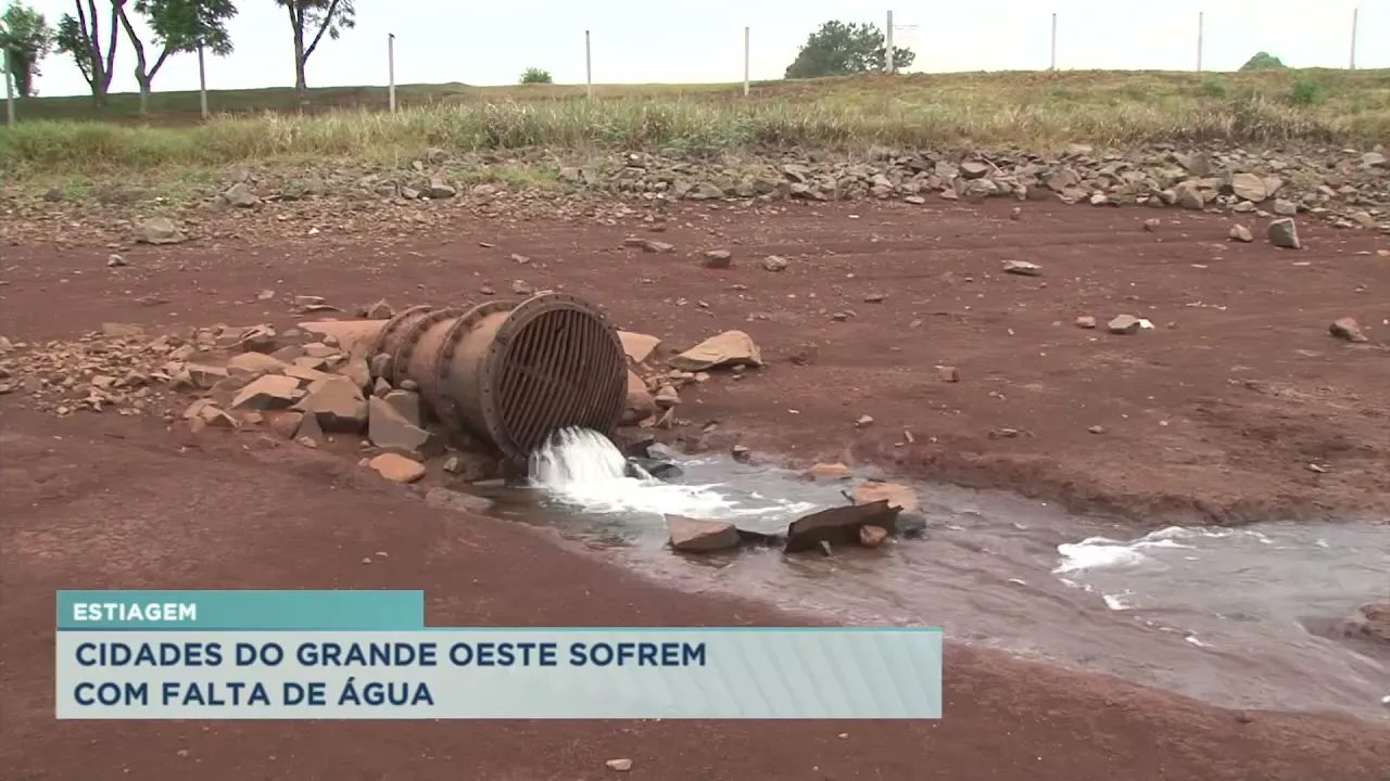 Estiagem: Cidades do Grande Oeste sofrem com falta de água