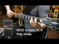 Download Lagu Boss Octave OC-5 , Poly mode , Sound Clip