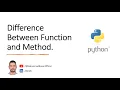 Python Functions vs Methods Do You Know the Difference