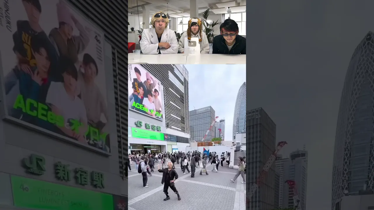 新宿で2時間踊り続ける男が猟奇的すぎるwww