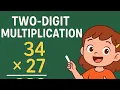 Fast Easy 2-Digit by 2-Digit Multiplication Trick for Quick Math